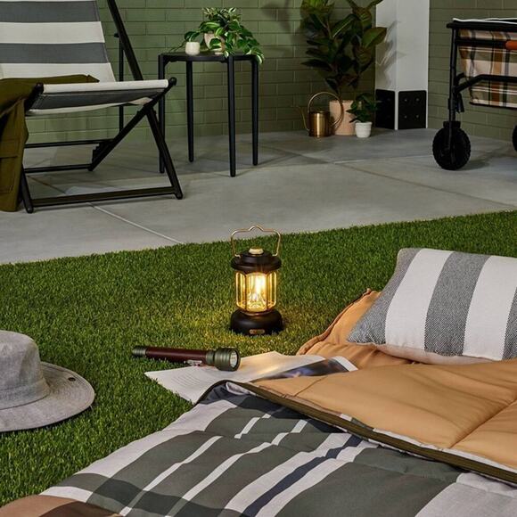 LED Lantern Black Gold - Hearth & Hand Magnolia, Target Fall 2023 - Picture 3 of 11